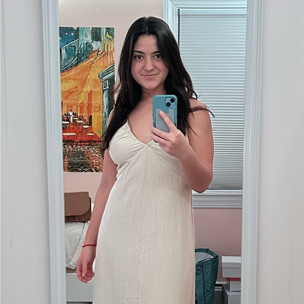Beachy Cream Maxi Dress